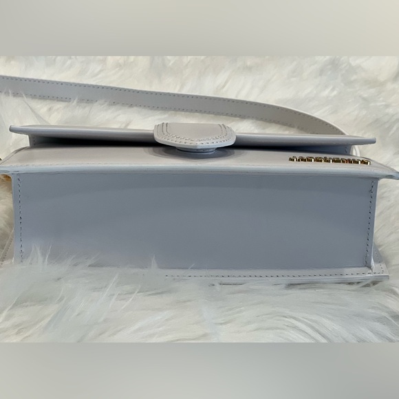 Jacquemus Le Grand Bambino White Leather Bag w/ Gold — Current 2024/2025 Model ✨ - Picture 10 of 14